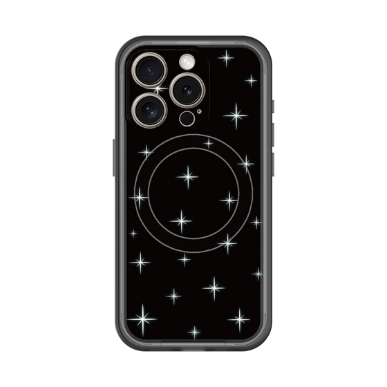 スリムプロテクションプレミアムケース with MagSafe［ Glitter - Black ］