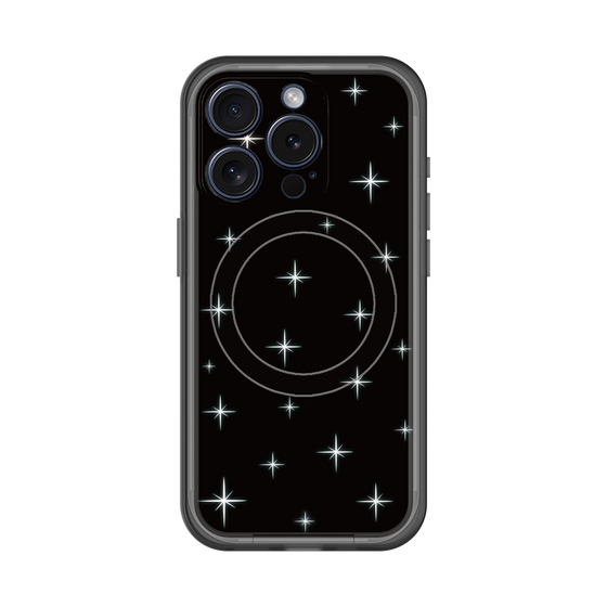 スリムプロテクションプレミアムケース with MagSafe［ Glitter - Black ］