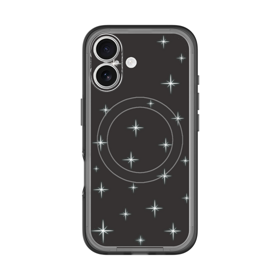 スリムプロテクションプレミアムケース with MagSafe［ Glitter - Black ］