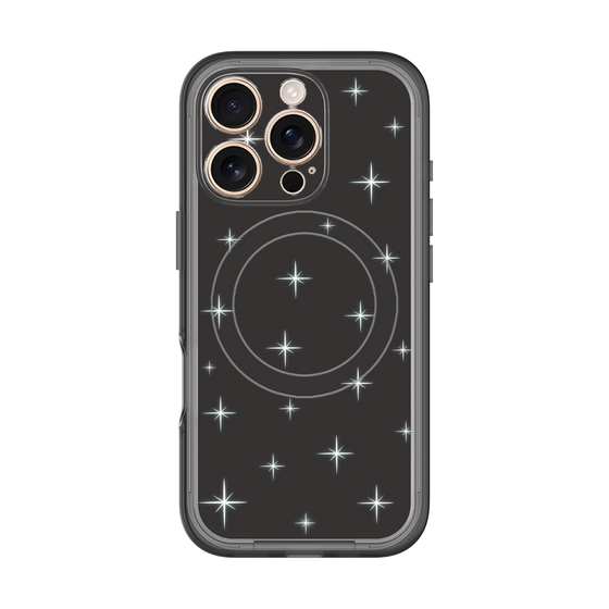 スリムプロテクションプレミアムケース with MagSafe［ Glitter - Black ］