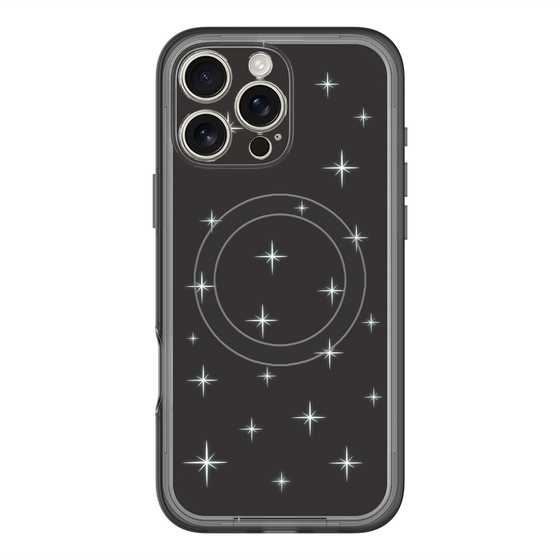 スリムプロテクションプレミアムケース with MagSafe［ Glitter - Black ］