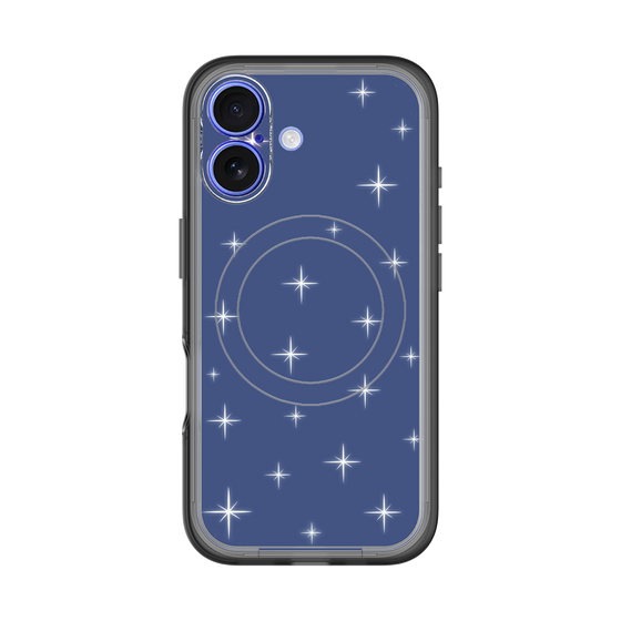 スリムプロテクションプレミアムケース with MagSafe［ Glitter - Blue ］