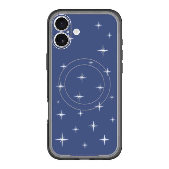 スリムプロテクションプレミアムケース with MagSafe［ Glitter - Blue ］