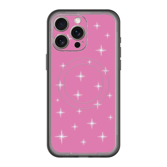 スリムプロテクションプレミアムケース with MagSafe［ Glitter - Pink ］