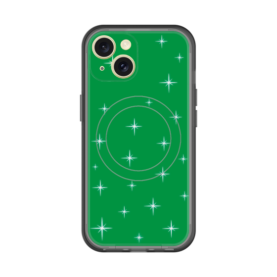 スリムプロテクションプレミアムケース with MagSafe［ Glitter - Green ］