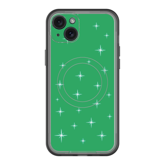 スリムプロテクションプレミアムケース with MagSafe［ Glitter - Green ］