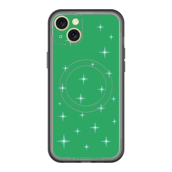 スリムプロテクションプレミアムケース with MagSafe［ Glitter - Green ］