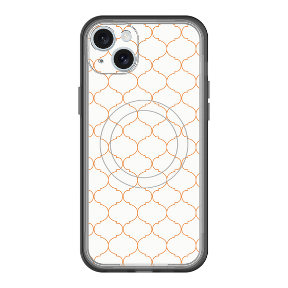 スリムプロテクションプレミアムケース with MagSafe［ Moroccan1 -Orange ］