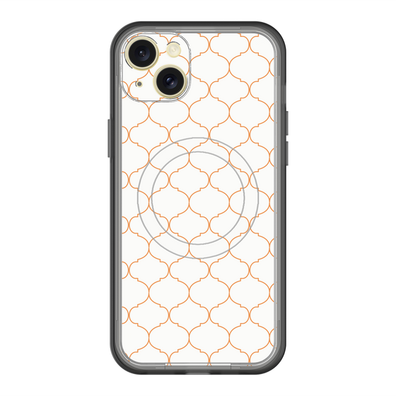 スリムプロテクションプレミアムケース with MagSafe［ Moroccan1 -Orange ］