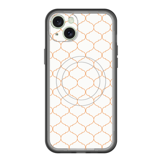スリムプロテクションプレミアムケース with MagSafe［ Moroccan1 -Orange ］
