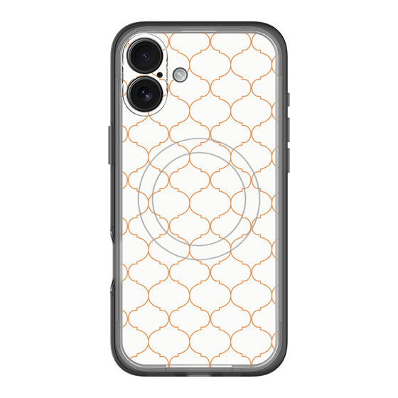 スリムプロテクションプレミアムケース with MagSafe［ Moroccan1 -Orange ］