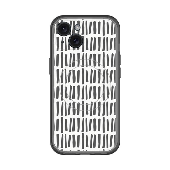 スリムプロテクションプレミアムケース with MagSafe［ Nordic - Black ］