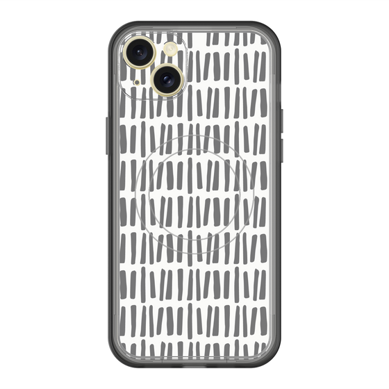 スリムプロテクションプレミアムケース with MagSafe［ Nordic - Black ］