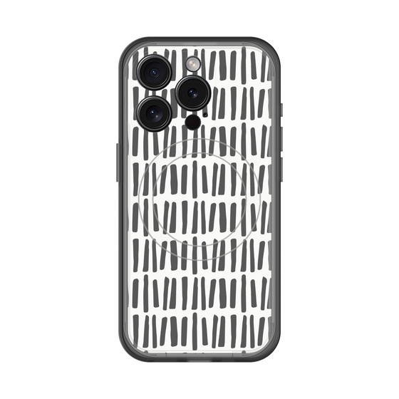 スリムプロテクションプレミアムケース with MagSafe［ Nordic - Black ］