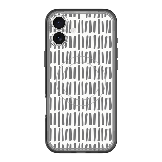 スリムプロテクションプレミアムケース with MagSafe［ Nordic - Black ］
