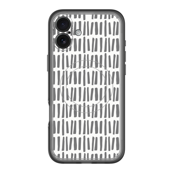 スリムプロテクションプレミアムケース with MagSafe［ Nordic - Black ］
