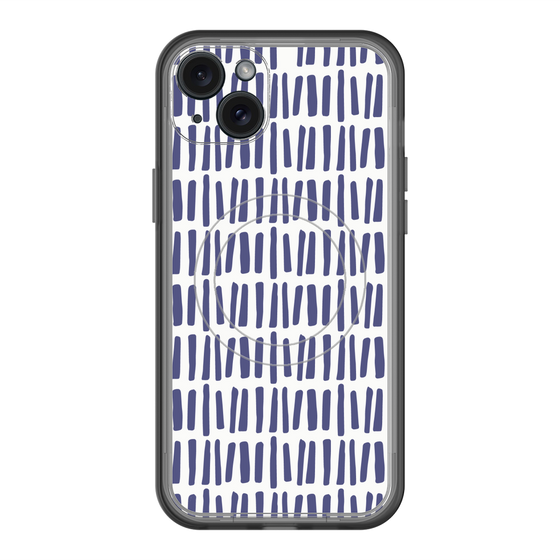 スリムプロテクションプレミアムケース with MagSafe［ Nordic - Blue ］