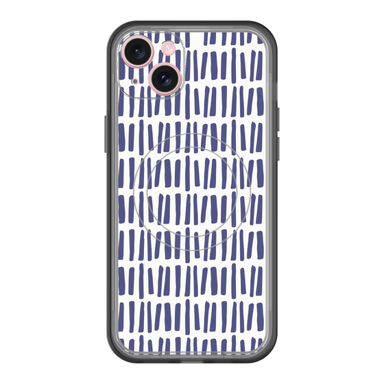 スリムプロテクションプレミアムケース with MagSafe［ Nordic - Blue ］