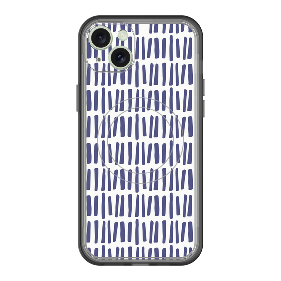 スリムプロテクションプレミアムケース with MagSafe［ Nordic - Blue ］