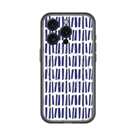 スリムプロテクションプレミアムケース with MagSafe［ Nordic - Blue ］