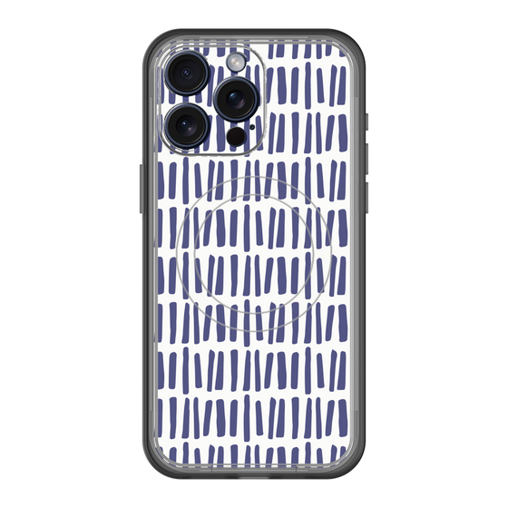 スリムプロテクションプレミアムケース with MagSafe［ Nordic - Blue ］