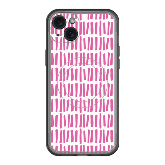 スリムプロテクションプレミアムケース with MagSafe［ Nordic - Pink ］
