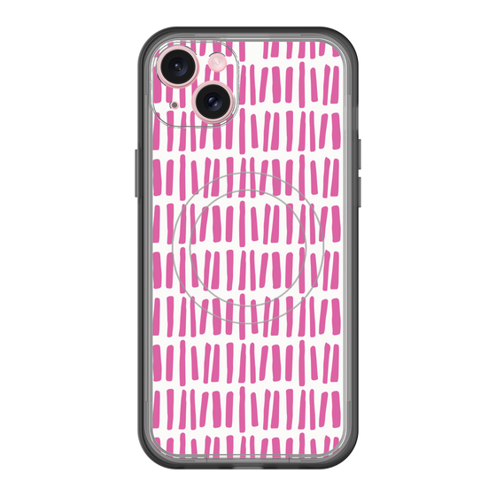 スリムプロテクションプレミアムケース with MagSafe［ Nordic - Pink ］