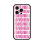 スリムプロテクションプレミアムケース with MagSafe［ Nordic - Pink ］