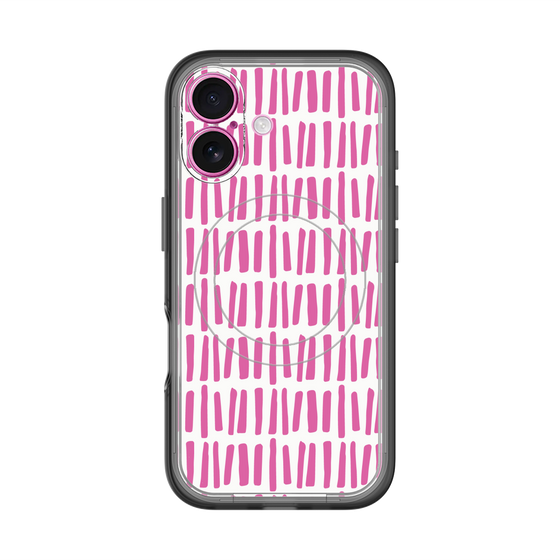 スリムプロテクションプレミアムケース with MagSafe［ Nordic - Pink ］