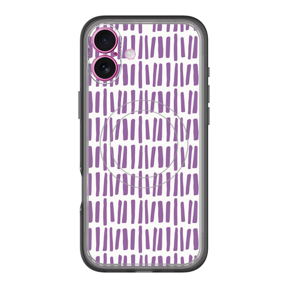 スリムプロテクションプレミアムケース with MagSafe［ Nordic - Purple ］