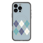 スリムプロテクションプレミアムケース with MagSafe［ Nordic Argyle - Blue ］