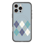 スリムプロテクションプレミアムケース with MagSafe［ Nordic Argyle - Blue ］