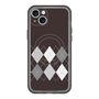 スリムプロテクションプレミアムケース with MagSafe［ Nordic Argyle - Black ］