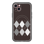 スリムプロテクションプレミアムケース with MagSafe［ Nordic Argyle - Black ］