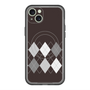 スリムプロテクションプレミアムケース with MagSafe［ Nordic Argyle - Black ］