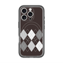 スリムプロテクションプレミアムケース with MagSafe［ Nordic Argyle - Black ］