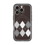 スリムプロテクションプレミアムケース with MagSafe［ Nordic Argyle - Black ］