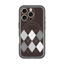 スリムプロテクションプレミアムケース with MagSafe［ Nordic Argyle - Black ］