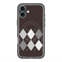 スリムプロテクションプレミアムケース with MagSafe［ Nordic Argyle - Black ］