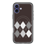 スリムプロテクションプレミアムケース with MagSafe［ Nordic Argyle - Black ］