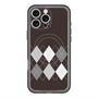 スリムプロテクションプレミアムケース with MagSafe［ Nordic Argyle - Black ］