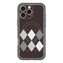 スリムプロテクションプレミアムケース with MagSafe［ Nordic Argyle - Black ］