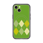 スリムプロテクションプレミアムケース with MagSafe［ Nordic Argyle - Green ］