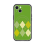 スリムプロテクションプレミアムケース with MagSafe［ Nordic Argyle - Green ］
