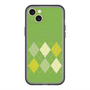 スリムプロテクションプレミアムケース with MagSafe［ Nordic Argyle - Green ］