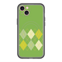 スリムプロテクションプレミアムケース with MagSafe［ Nordic Argyle - Green ］