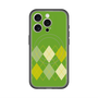 スリムプロテクションプレミアムケース with MagSafe［ Nordic Argyle - Green ］