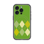 スリムプロテクションプレミアムケース with MagSafe［ Nordic Argyle - Green ］