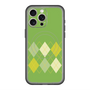 スリムプロテクションプレミアムケース with MagSafe［ Nordic Argyle - Green ］