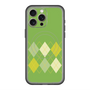 スリムプロテクションプレミアムケース with MagSafe［ Nordic Argyle - Green ］
